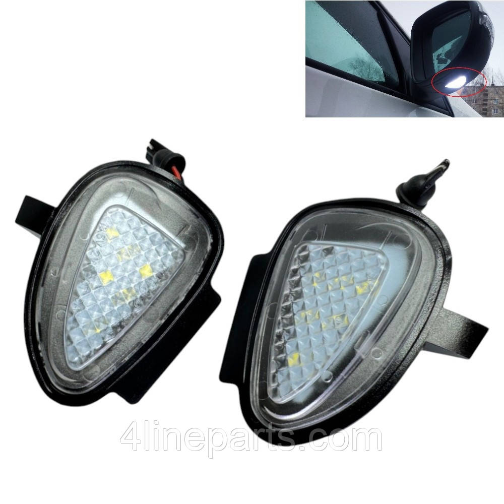Led підсвітка дзеркал Touran Volkswagen 6R0945292 6R0945291, фото 1