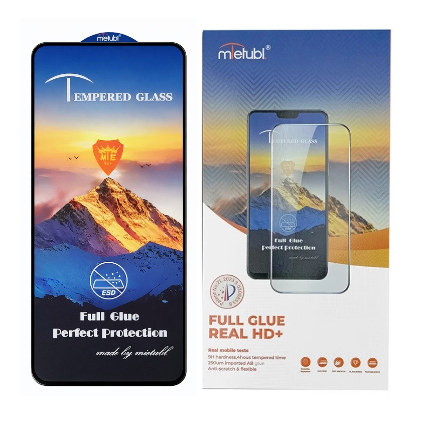 Захисне скло Mietubl для OnePlus 9 з чорною рамкою