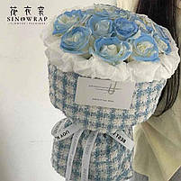 Папір тишью Sinowrap бордовий 50×70 см, 38 аркушів, фото 6