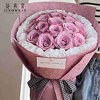 Папір тишью Sinowrap бордовий 50×70 см, 38 аркушів, фото 7