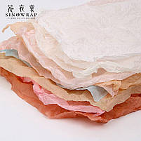 Папір тишью Sinowrap бордовий 50×70 см, 38 аркушів, фото 4