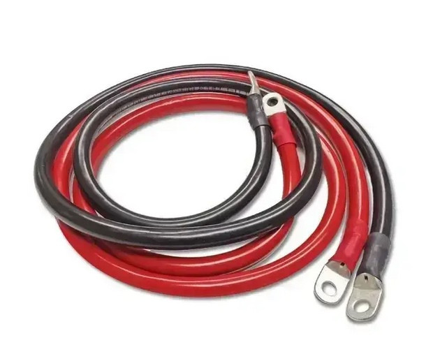 Комплект силових дротів для підключення АКБ до інвертора 100 см, переріз 16 мм², фото 1