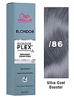 /86 крем-тонер Wella Blondor Plex Toner  /86 Ultra Cool Booster