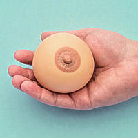 Іграшка антистрес Груди, 8 см, Бежевий (Антистрес іграшка для чоловіків)