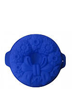 Силіконова форма Квіти та Бантик SNS silicone НН-662 26х5 см