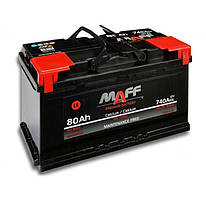 Акумулятор 6СТ-80 R+ (пусковий струм 740 А) необслуговуваний MAFF