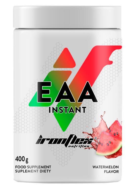 Амінокислоти IronFlex EAA  Instant 400 грамм Смак : КАВУН, фото 1