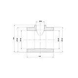 Трійник PPR Thermo Alliance 110х50х110, фото 2