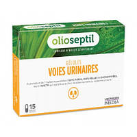 Комплекс Olioseptil Сечовивідні шляхи / VOIES URINAIRES - 7 ефірних олій для зняття запалення, блістер 15 капсул