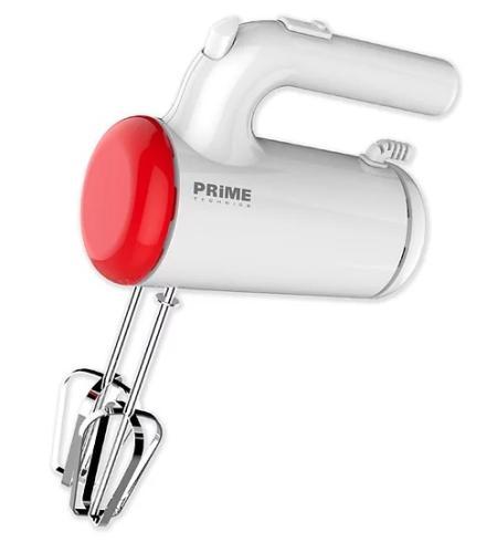 Міксер PRIME Technics PHM 304 IW, білий, 300W, ручний, 5 швидкостей, вінчики, фото 1