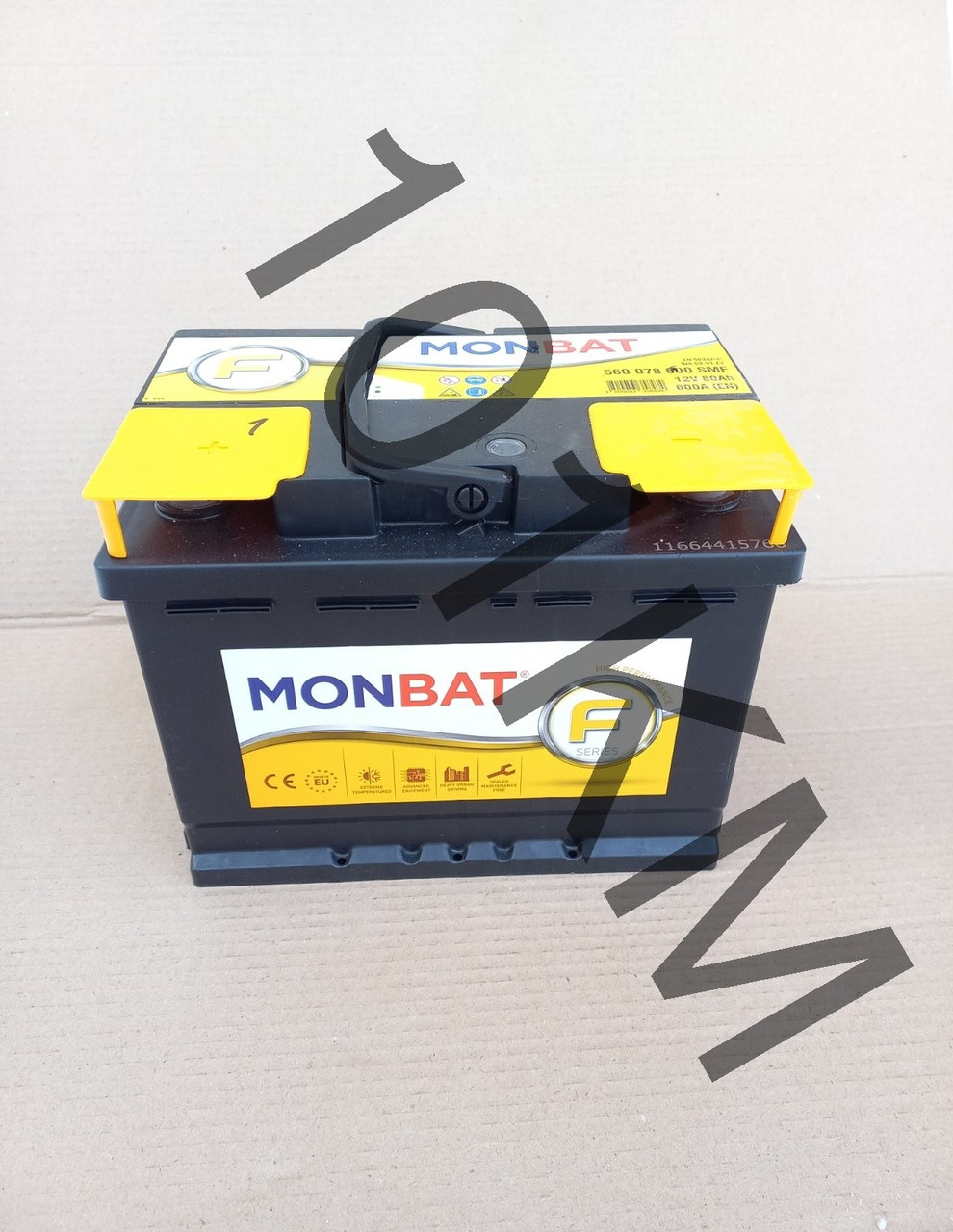 Акумулятор Monbat Formula 60Ah 600A (1) L+, фото 1