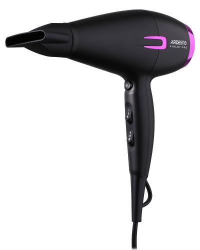 Фен Ardesto HD-Y221PRO, чорний, 2100W, 2 швидкості, 3 режими, дифузор, концентратор, функція "Cool Shot", захист від перегріву,, фото 1