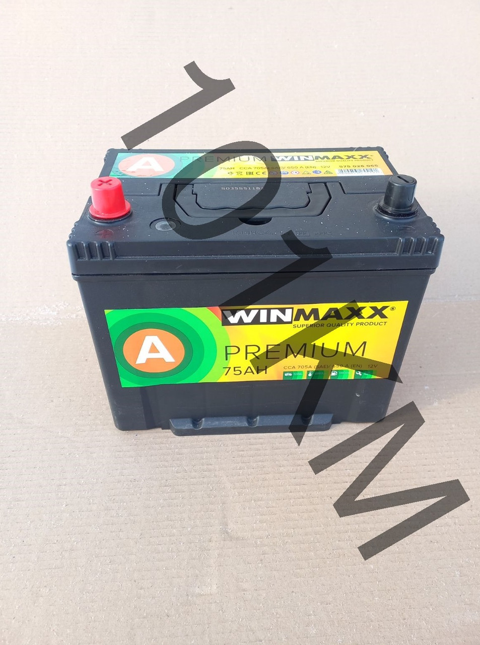 Акумулятор Winmaxx Premium Asia 75Ah 650A (1) L+, фото 1