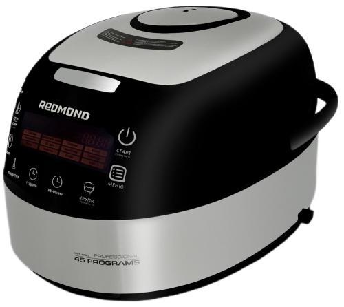 Мультиварка Redmond RMC-M90 чорний, 1000W, об'єм чаші 5 л, дисплей, програм 17, покриття чаші антипригарне, підтримка температури,, фото 1