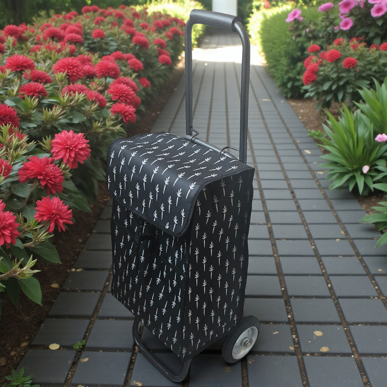 Сумка-візок на колесах складна (кравчучка), фото 1