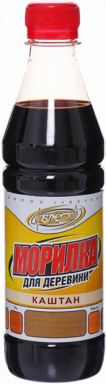 Морилка для дерева каштан Блєск М-4 0.4 л, фото 1
