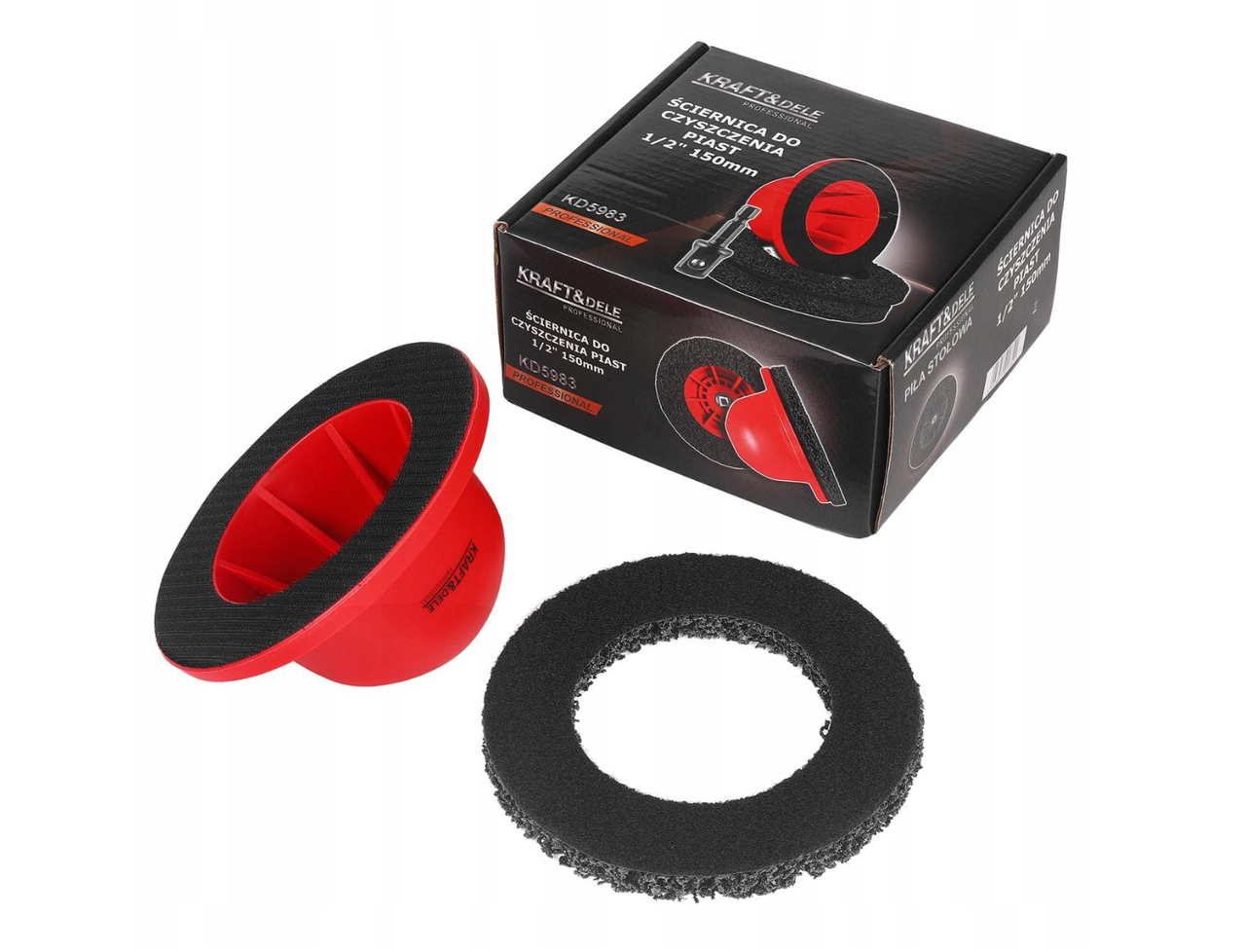 Щітка для очищення ступиць і штифтів Kraft & Dele 1/2" Ø 150 KD5983, фото 1