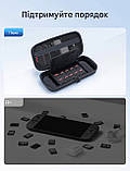 Чохол для консолі JSAUX Mega Carry Case BG0122, для Nintendo Switch 2, жорсткий кейс, чорний, фото 7