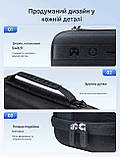 Чохол для консолі JSAUX Mega Carry Case BG0122, для Nintendo Switch 2, жорсткий кейс, чорний, фото 3