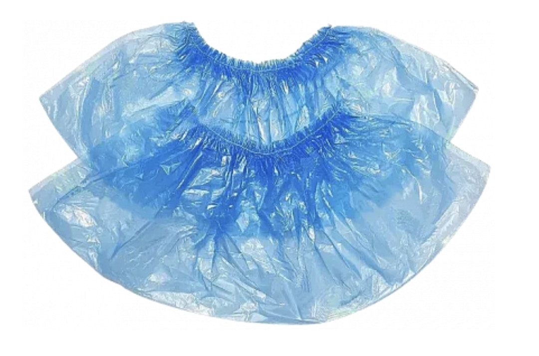 Бахіли п/е 400х140х13мкм (50пар)Блакитні медичного призначення