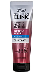 Кондиціонер Eva Advanced Care Clinic Hydrolysed Keratin & Tea Tree Oil Intensive Repair Anti-Dandruff 230 мл Єгипет