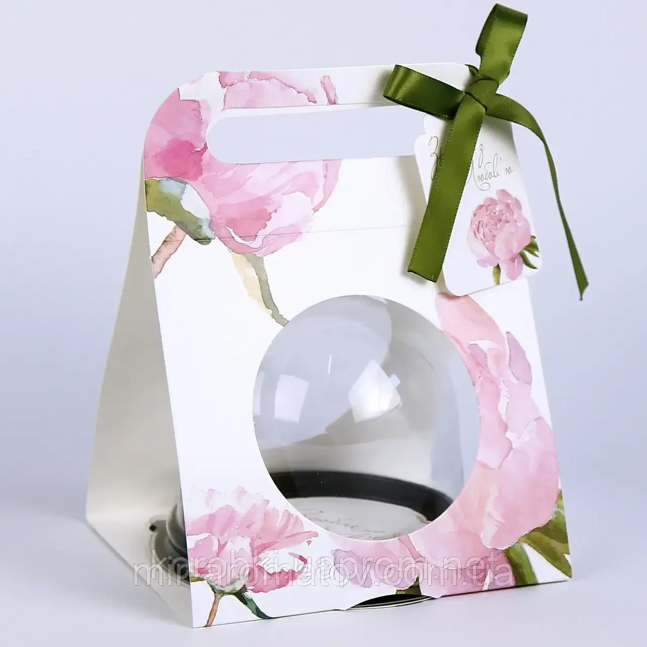 Коробка+бирка(сумочка під купол великий   без купола10 шт, фото 1