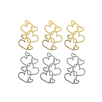 Топер для торта Сердечки двосторонній № 2