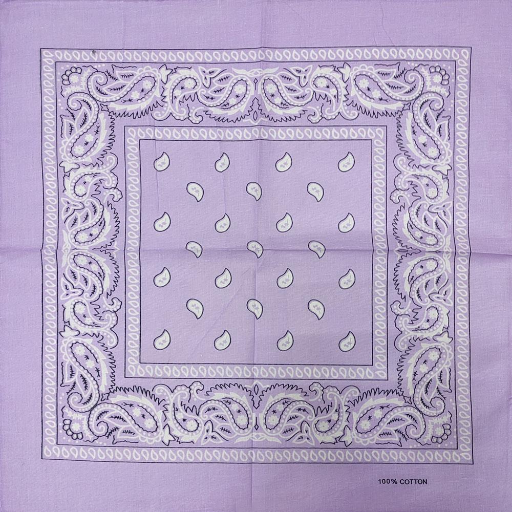 Бандана огірки бузкова BAN-254