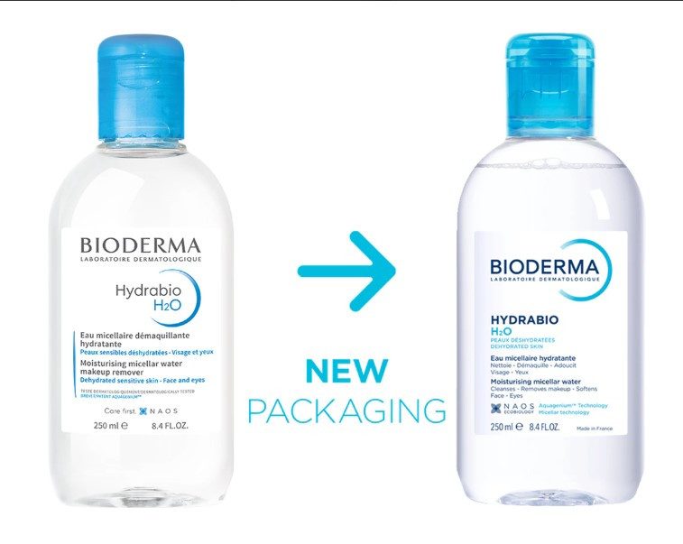 Біодерма Гідрабіо H2O міцелярний лосьйон Bioderma Hydrabio H20 Solution Micellaire 250 мл
