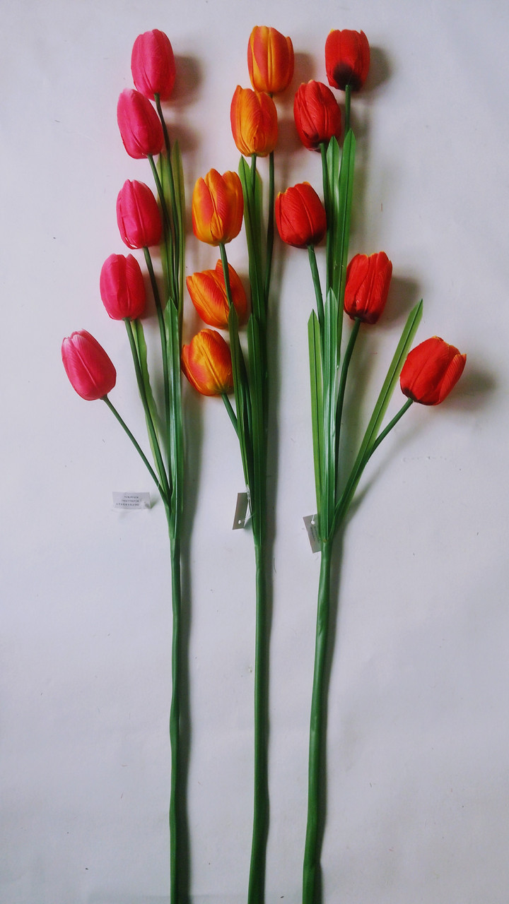 Штучний тюльпан, гілка штучного тюльпана, фото 1