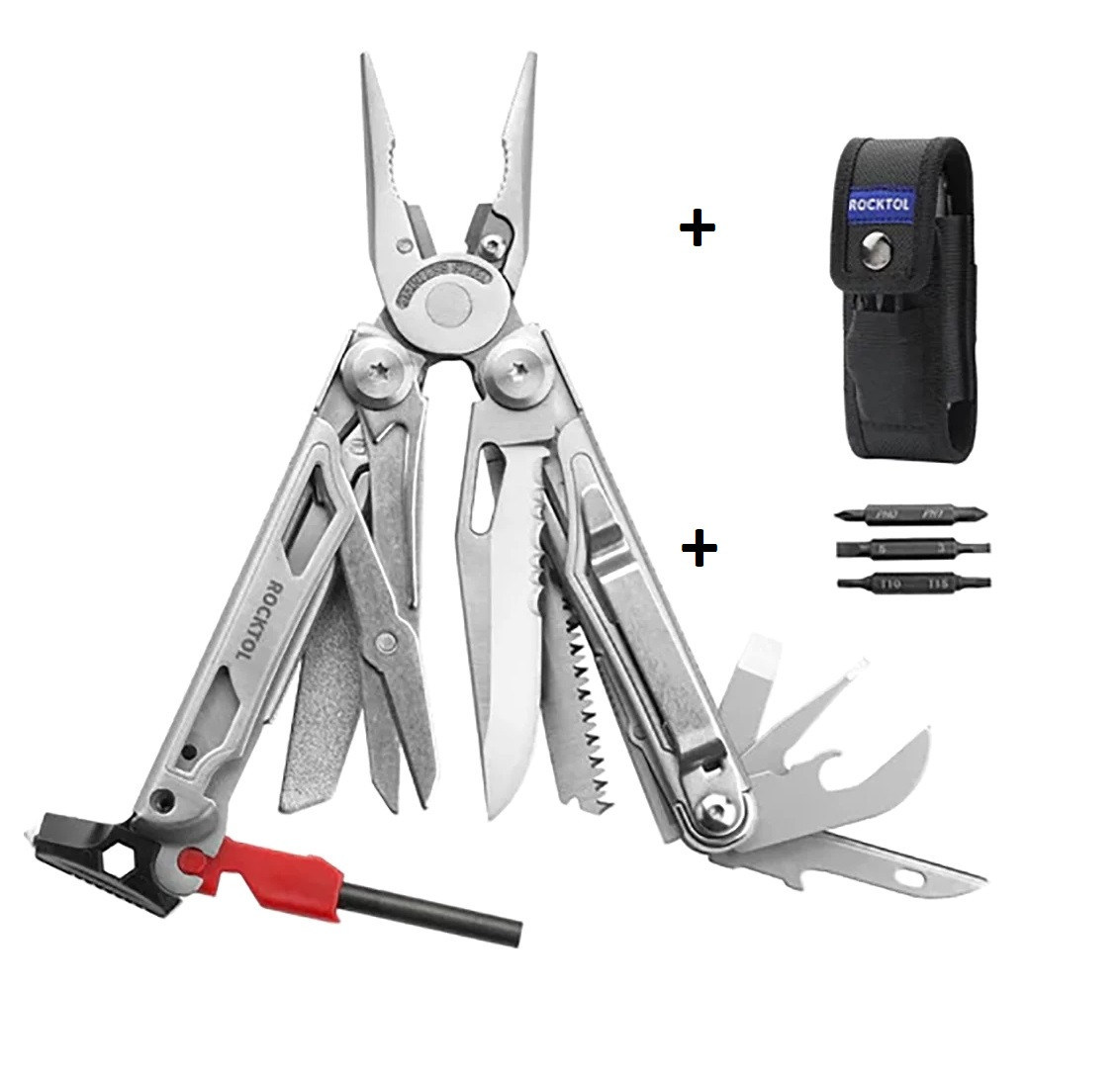Мультитул Rocktol SK04VG 22-в-1 з нейлоновим чохлом