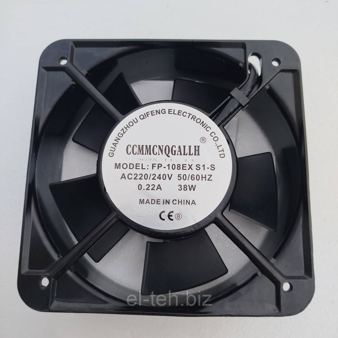 Вентилятор 150x150x50 FP-108EX-S1-S, AC 220V, 0.22 A, фото 1