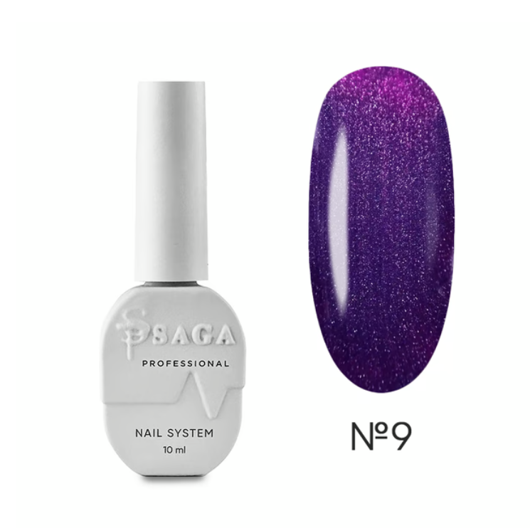 Гель-лак SAGA WINE CAT 10ml №09, фото 1