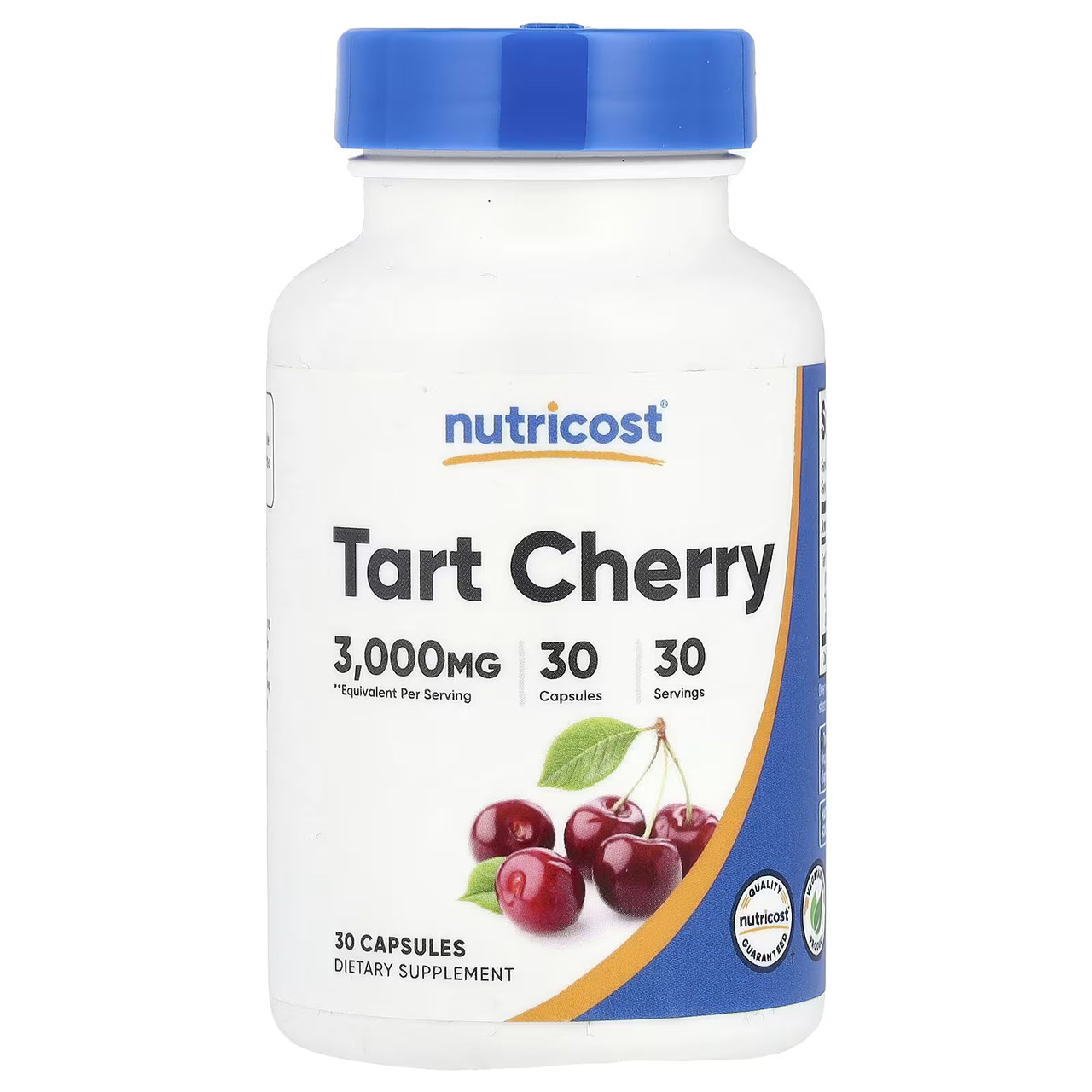 Концентрат вишні Nutricost Tart Cherry, 3,000 mg, 30 Capsules, фото 1