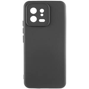 Чохол GETMAN Liquid Silk Full Camera для Xiaomi 13 | TPU + Мікрофібра Чорний / Black