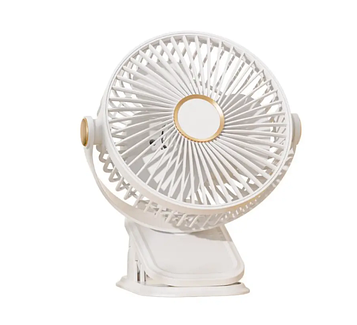 Настільний вентилятор USB / Кліпсовий вентилятор з підсвіткою / Вентилятор на пришіпці з нічником