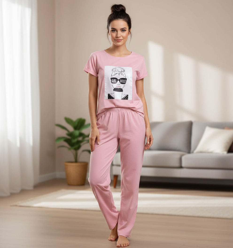 Комплект для сну та дому футболки штани. Піжама жіноча.