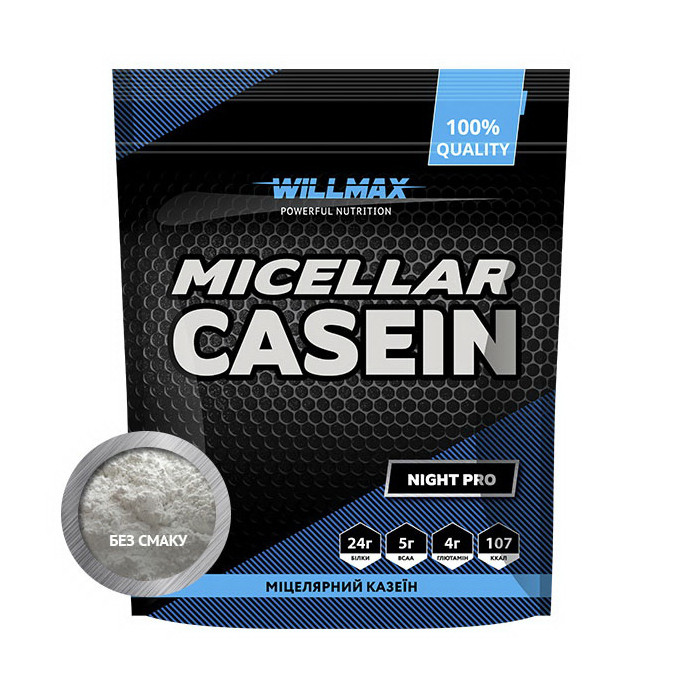 Willmax Micellar Casein (900 g, без смаку), фото 1