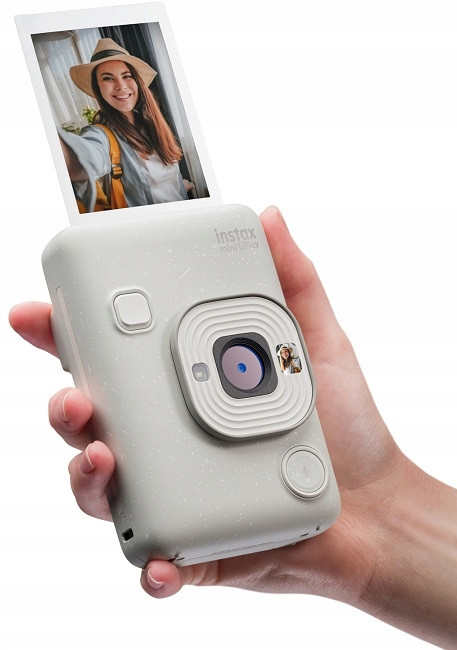 Фотокамера миттєвого друку Fujifilm Instax Mini LiPlay Stone White
