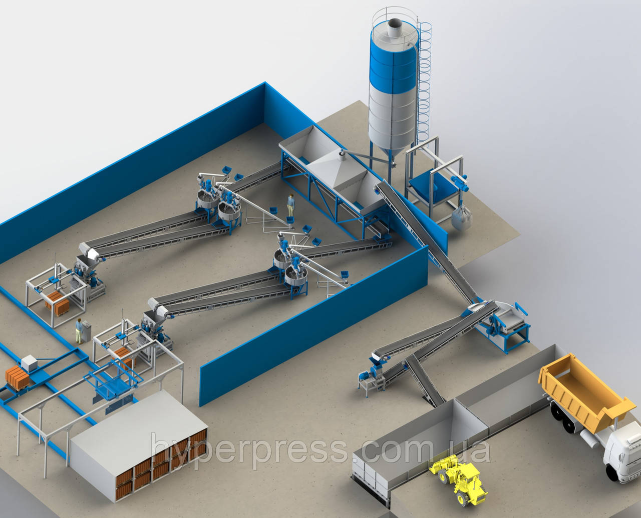 GP-600M Dual Press Line — промислова лінія гіперпресування на базі двох пресів ПАК-600М, фото 1