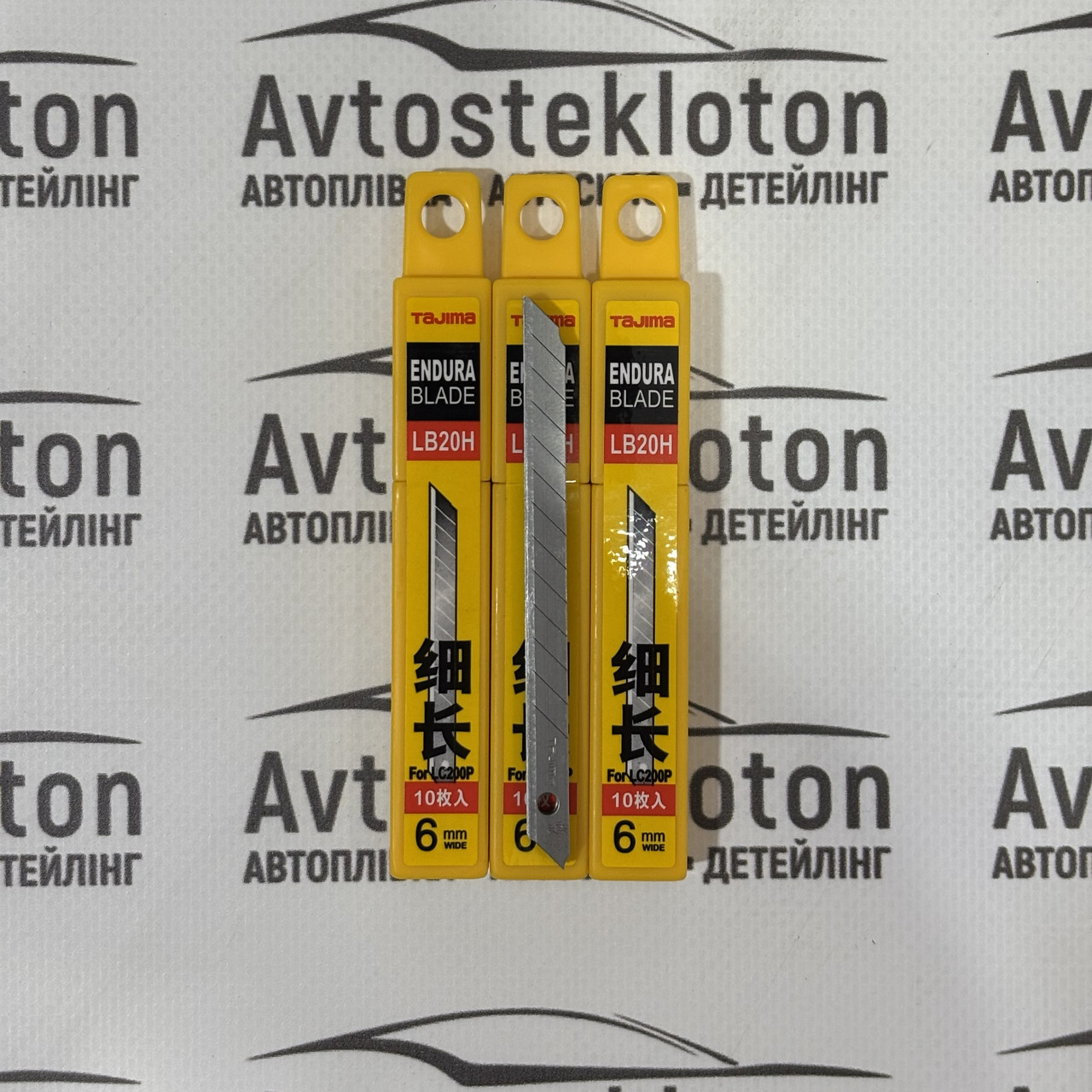 Супертонкі леза 6 мм 60° з білої сталі (Японія) — 10 шт для плівки та дітейлінгу