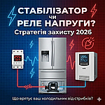 Стабілізатор чи реле напруги: обираємо стратегію захисту холодильника у 2026 році