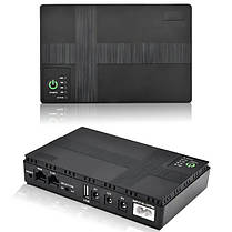 ДБЖ для роутера, повербанк UPS Mini DC1018P для роутерів 10400mAh (18W 1A*5V/9V/12V) Black, фото 3
