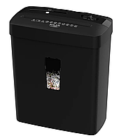 Шредер для паперу Adler AD 1037 Black, 6 аркушів A4, рівень безпеки P-4, кошик 13 л