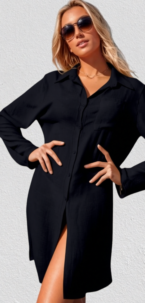 Туника Жоржетта FUBA 1-006 черный(В НАЛИЧИИ ТОЛЬКО 42 44 46 УКР р-ры)