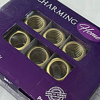 Люверси двосторонні для штор матові кольору темного античного золота 35 мм упаковка 100 шт (FU-L2), фото 5