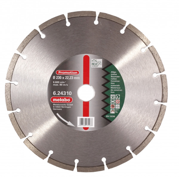 Алмазне коло Metabo 230 мм Promotion
