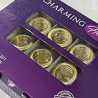 Люверси двосторонні для штор глянцеві золотого кольору 35 мм упаковка 100 шт (FU-L11), фото 5