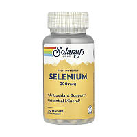 Solaray Selenium 200 mcg High Potency (100 veg caps)