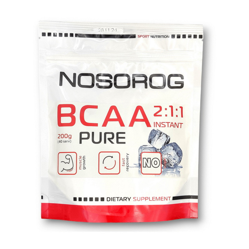 NOSOROG BCAA 2:1:1 (200 g, pure), фото 1